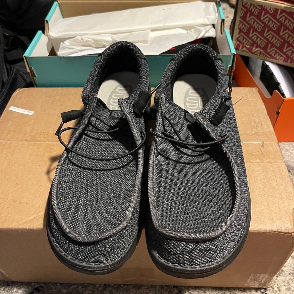 Hey Dudes Men's Black Casual Shoes